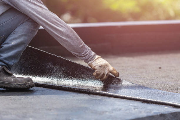 Professional Foundation Crack Repair technician working in Blanchard, MI